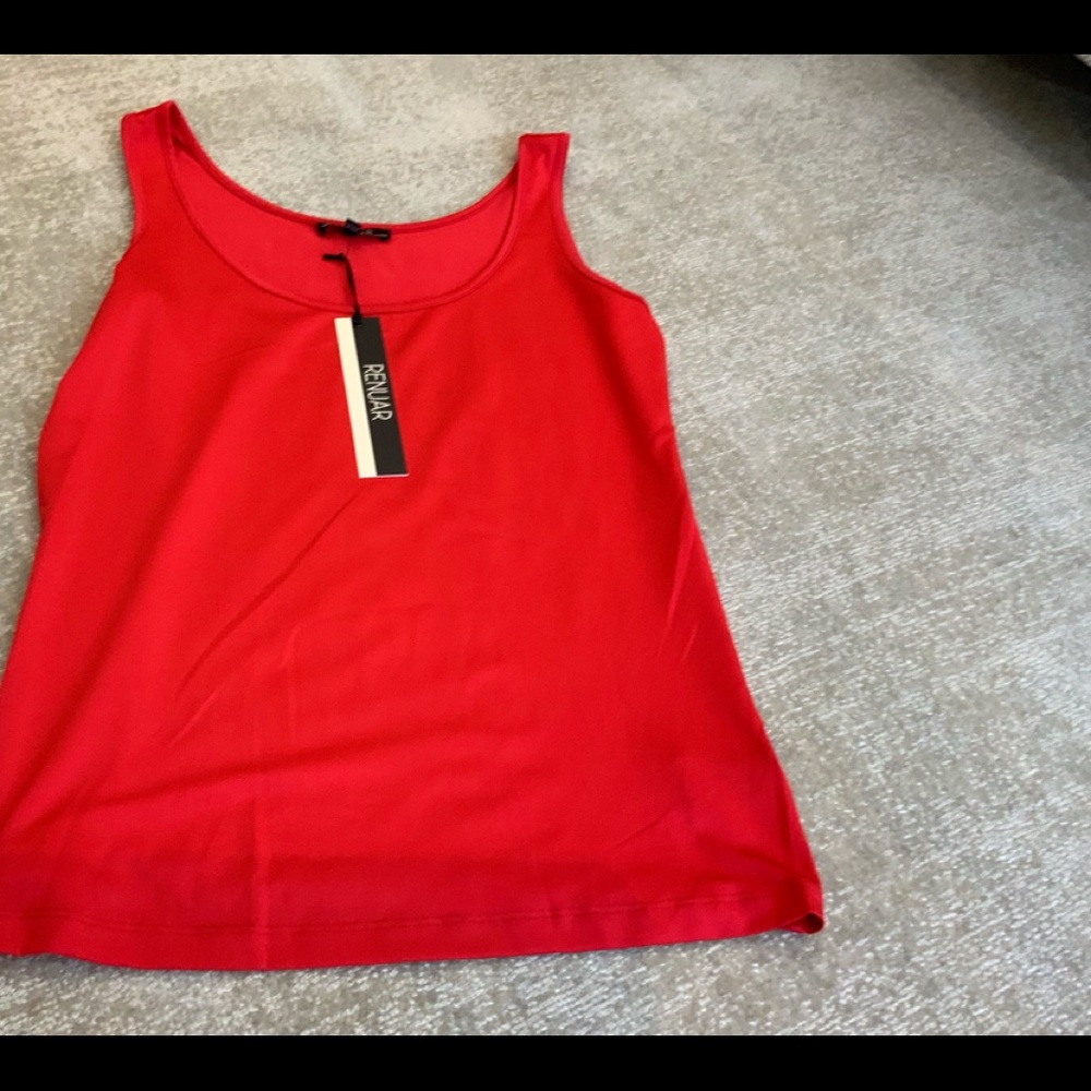 NEW WITH TAGS RENAUR POPPY TANK SZ S
